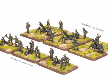 81mm and 120mm Mortar Platoons (x21 figures) Online now