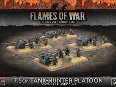 German 7.5cm Tank Hunter Platoon - Flames Of War Mid War Germans Sale