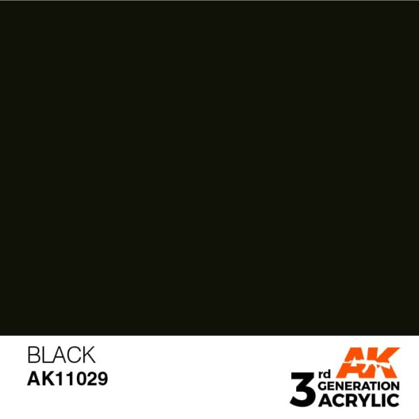 Black 17ml - AK Acrylic Supply