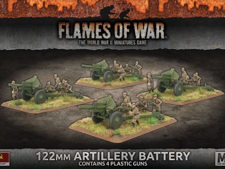 122mm Artillery Battery - Flames Of War Mid War Soviets Cheap