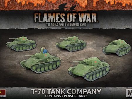 T-70 Tank Company - Flames Of War Mid War Soviets Sale