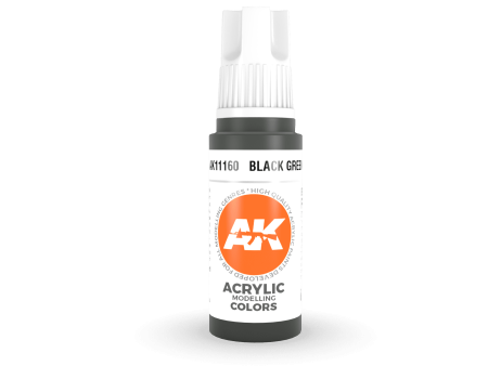 Black Green 17ml - AK Acrylic Online now