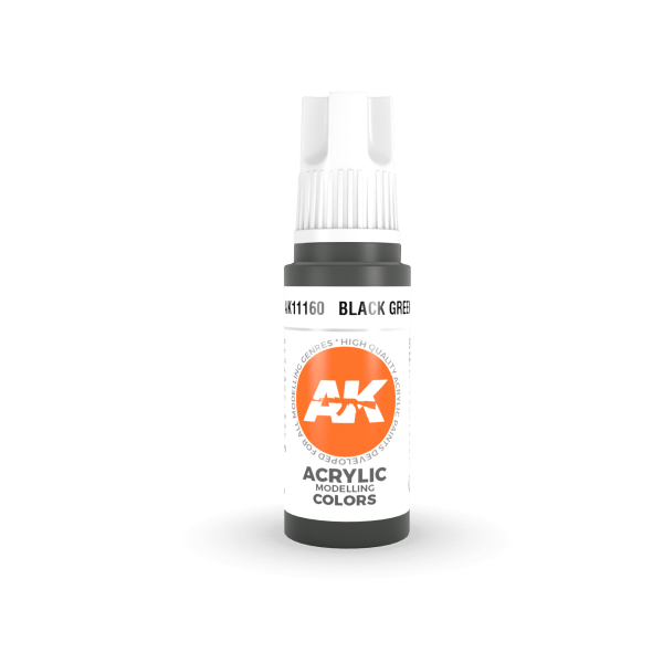 Black Green 17ml - AK Acrylic Online now