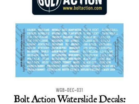 US Vehicle Decals - Bolt Action Hot on Sale