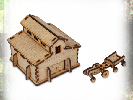 Barn (15mm) - WW2 Scenics Cheap