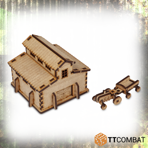 Barn (15mm) - WW2 Scenics Cheap