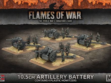 10.5cm Artillery Battery - Flames Of War Mid War Germans Discount