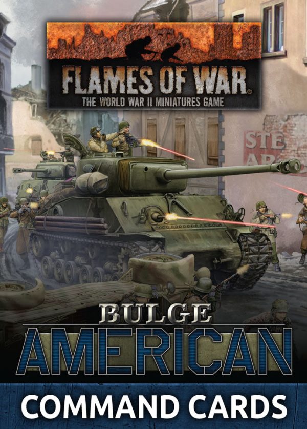 Bulge: American Command Cards - Flames Of War For Cheap