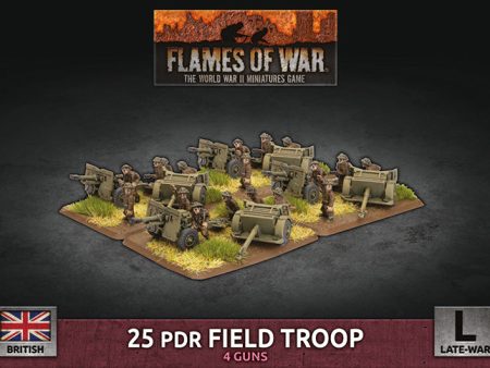 25 pdr Field Troop (British Late War) - Flames Of War Late War Online Sale