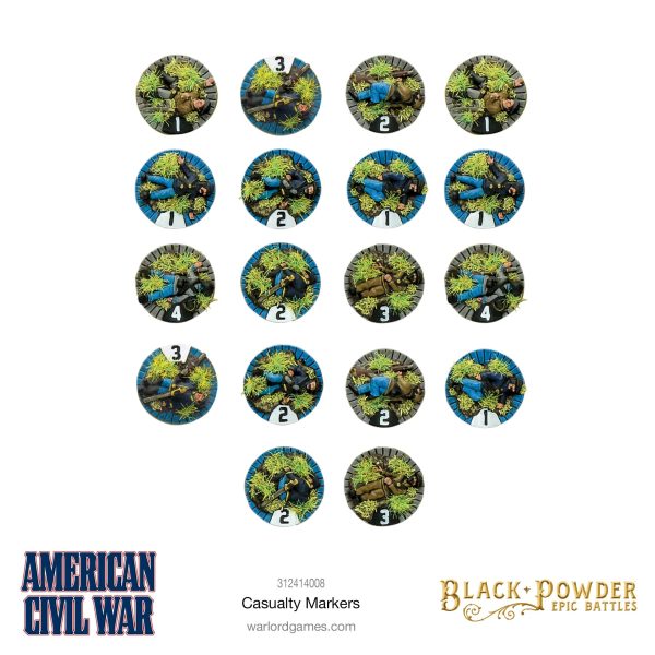 American Civil War casualty markers Cheap