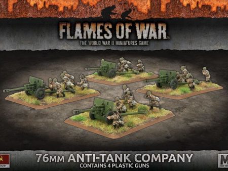 76mm Anti-Tank Company - Flames Of War Mid War Soviets Sale